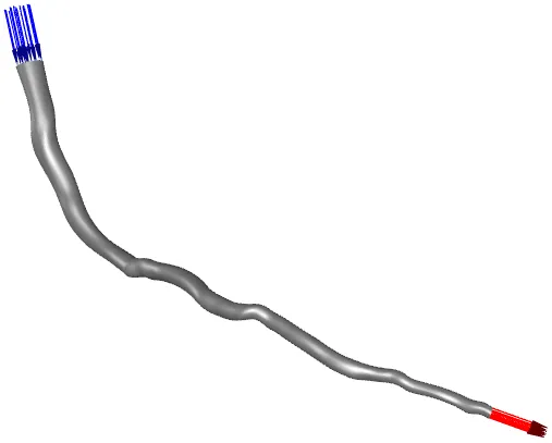5. Intravascular Ultrasound - Ansys Fluent - geometry setup